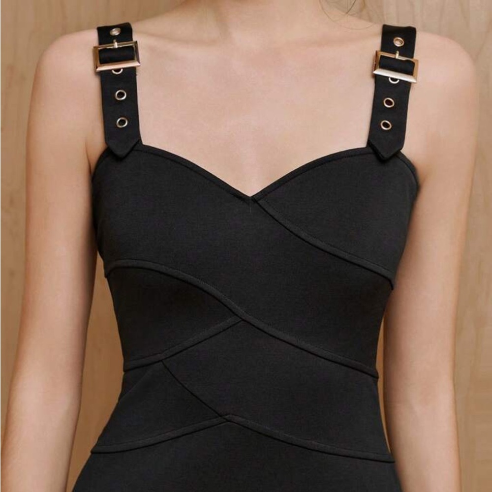 SHEIN X MONSE Buckle Cami Dress - Picture 5 of 6